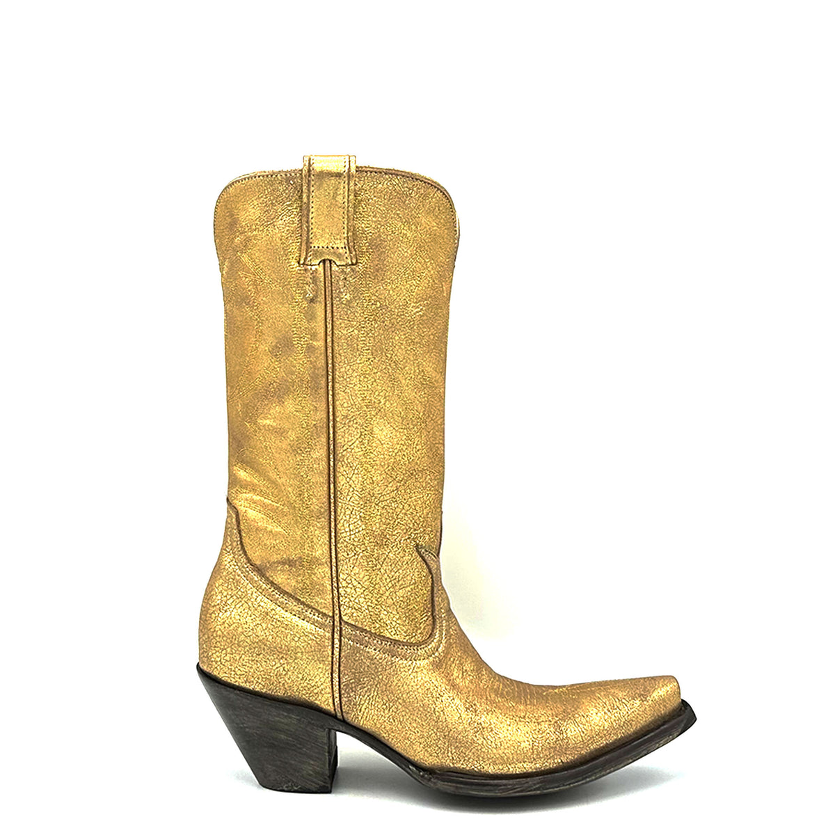 Women's Gold Cowboy Boots Los Angeles Boot Star USA