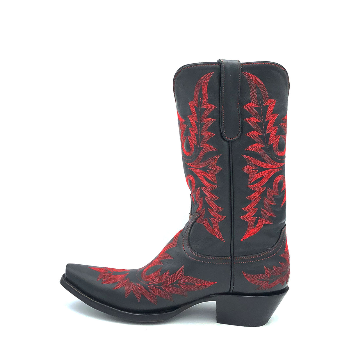 Red and black cowboy on sale boots