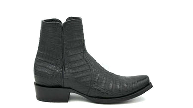 Black crocodile leather
Inside Zip
Handmade for us by artisans at Old Gringo
7