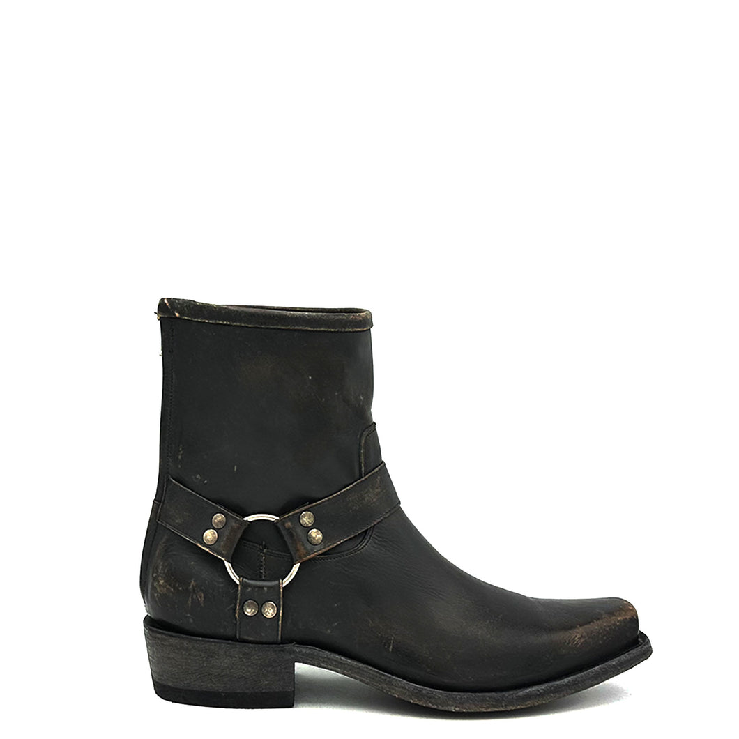 Rafael Biker in Distressed Black