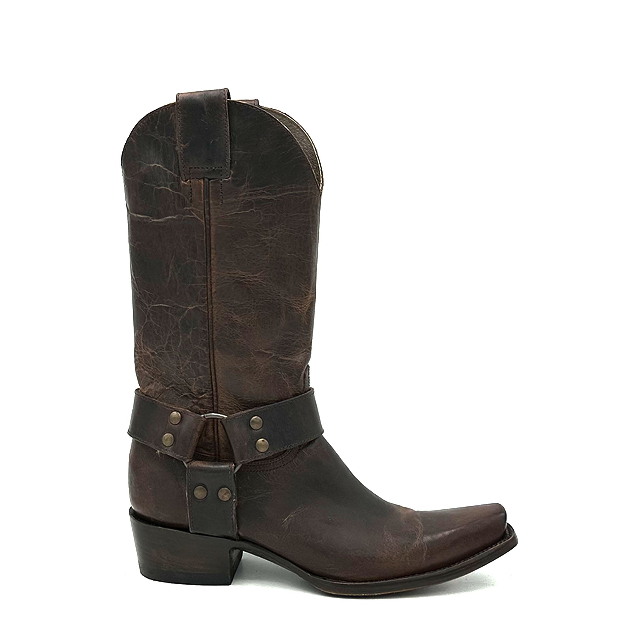 Durango Brown Harness Boot Boot Star Women's Brown Biker Harness