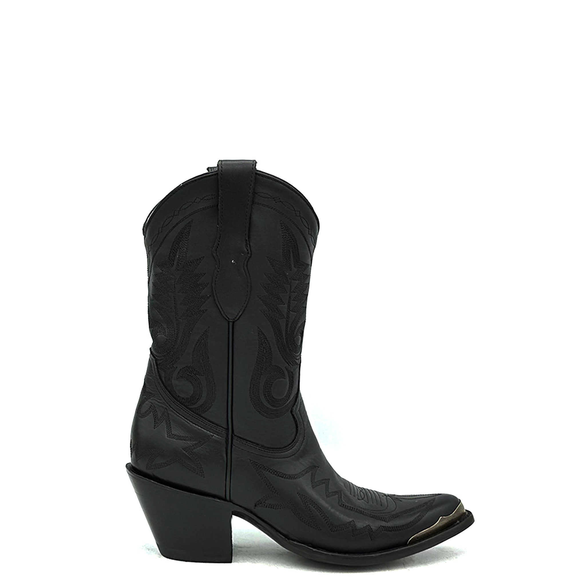 Nevada Western with Tips in Black - Main Image